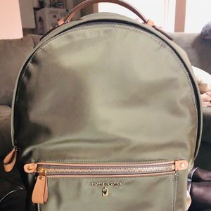 Michael Kors army green backpack